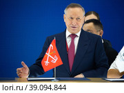 Губернатор Санкт-Петербурга Александр Беглов (2021 год). Редакционное фото, фотограф Александр Тарасенков / Фотобанк Лори
