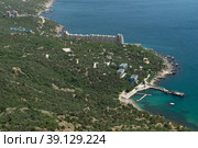 View of the coastline from a height (2018 год). Стоковое фото, фотограф Виктория Кольцова / Фотобанк Лори