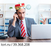 King businessman at his workplace. Стоковое фото, фотограф Elnur / Фотобанк Лори