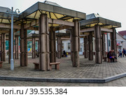 Urban landscape with views of streets and people (2010 год). Редакционное фото, фотограф Виктория Кольцова / Фотобанк Лори