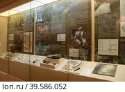 Экспозиция «Древнейшая история Смоленской земли» (100 тыс. лет назад – нач. IX в. н.э.). Исторический музей. Город Смоленск, Россия (2023 год). Редакционное фото, фотограф Щеголева Ольга / Фотобанк Лори
