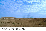 Landscape with the Mosque on the place of the prophet Abraham birth Borsippa, Babil, Iraq (2011 год). Стоковое фото, фотограф Сергей Майоров / Фотобанк Лори