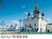 St Sophia-Assumption Cathedral in Tobolsk Kremlin (2010 год). Стоковое фото, фотограф Сергей Буторин / Фотобанк Лори