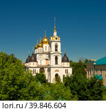 Успенский собор Дмитровского Кремля, Дмитров (2021 год). Стоковое фото, фотограф Олег Пученков / Фотобанк Лори