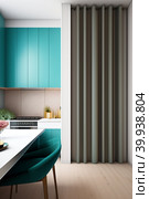 Kitchen. Modern interior. Стоковая иллюстрация, иллюстратор Марина Володько / Фотобанк Лори