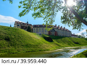 Nesvizh Castle is a castle of the Radziwill family (2022 год). Редакционное фото, фотограф Татьяна  Бральнина / Фотобанк Лори