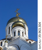 Церковь Троицы Живоначальной. Город Реутов. Московская область (2012 год). Стоковое фото, фотограф lana1501 / Фотобанк Лори