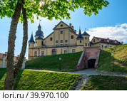 Nesvizh Castle is a castle of the Radziwill family (2022 год). Редакционное фото, фотограф Татьяна  Бральнина / Фотобанк Лори