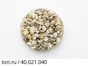 sample of stone chips, pavements for footpaths and sidewalks. Стоковое фото, фотограф Скрипачев Антон / Фотобанк Лори