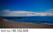 Landscape of Praia do Almoxarife beach , Faial island, Azores, portugal (2015 год). Стоковое фото, фотограф Сергей Майоров / Фотобанк Лори