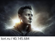 Илон Маск - — американский предприниматель, инженер и миллиардер. Редакционное AI-изображение, AI-художник Татьяна Бакуменко / Фотобанк Лори