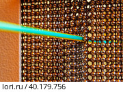 Dry Test Impulse Apparatus for testing insulated cable conductors. Cable production close up.. Стоковое фото, фотограф Сергей Толмачёв / Фотобанк Лори