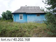 Дом в деревне Ровень Мосты. Стоковое фото, фотограф Юрий Хабаров / Фотобанк Лори