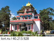 The Buddhist monastery of Datsan Damba Braibunling, located in the city of Chita. Datsan. Buddhist temple. (2020 год). Стоковое фото, фотограф Регина Ерофеева / Фотобанк Лори