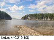 Национальный парк Югыд-ва, Нижние ворота на реке Щугор. Стоковое фото, фотограф Сергей Дрозд / Фотобанк Лори