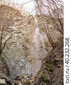 Водопад "Перун", Ручей Казёный, Туапсе (2023 год). Стоковое фото, фотограф Алексей Букреев / Фотобанк Лори