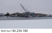 Video of JSC Admiralty Shipyards on the Novo-Admiralteisky Island. St. Petersburg, Russia (2022 год). Редакционное видео, видеограф Сергей Пристяжнюк (Serg Zastavkin) / Фотобанк Лори