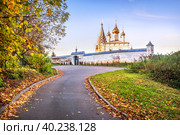 Троице-Никольский монастырь, Троицкий собор, Гороховец (2022 год). Стоковое фото, фотограф Baturina Yuliya / Фотобанк Лори