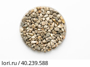 sample of stone chips, pavements for footpaths and sidewalks. Стоковое фото, фотограф Скрипачев Антон / Фотобанк Лори