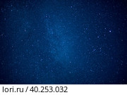Россыпь звезд на ночном небе. Стоковое фото, фотограф Станислав Самойлов / Фотобанк Лори