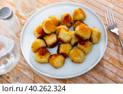 Popular European dish is cheese whimsy. Стоковое фото, фотограф Яков Филимонов / Фотобанк Лори