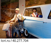 Микроавтобус "Старт", 1963-1970, 72 л.с., 110 км/ч, СССР. Микроавтобус можно увидеть в финале известной комедии Леонида Гайдая «Кавказская пленница». Музей автомобильной техники. Верхняя Пышма, Россия, (2022 год) (2020 год). Редакционное фото, фотограф Сергей Елизарьев / Фотобанк Лори
