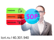 Concept of standard operating procedure. Стоковое фото, фотограф Elnur / Фотобанк Лори