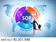Concept of standard operating procedure. Стоковое фото, фотограф Elnur / Фотобанк Лори