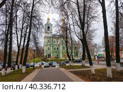 Храм во имя Никиты Великомученика. Православный храм во Владимире, построенный в 1760-х годах владимирским купцом Семёном Лазаревым (2022 год). Редакционное фото, фотограф Pukhov K / Фотобанк Лори