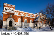 Maltsov Crystal Museum of Gus-Khrustalny in winter, Vladimir region. Стоковое фото, фотограф Яков Филимонов / Фотобанк Лори