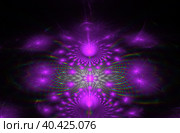 Abstract fractal flower. Стоковая иллюстрация, иллюстратор Helga Preiman / Фотобанк Лори
