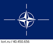 Флаг НАТО. Редакционная иллюстрация, иллюстратор Олег Безруков / Фотобанк Лори