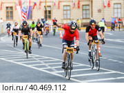 Велогонка La Strada Race. Участники во время заезда. (2023 год). Редакционное фото, фотограф Евгений Кашпирев / Фотобанк Лори