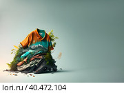 Abstract illustration of overproduction and overabundance of things. Стоковое AI-изображение, AI-художник Мария Фадеева / Фотобанк Лори