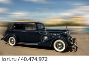 1937 Packard Super Eight Convertible. Стоковое фото, фотограф Iva Noel / Фотобанк Лори