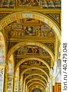 ST PETERSBURG, RUSSIA - 10.08.2010 : The Raphael Loggias in The State Hermitage, Saint Petersburg, Russia. Стоковое фото, фотограф Анна Кривицкая / Фотобанк Лори