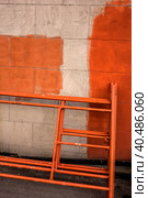 Building background. Repair and reconstruction of the building facade. Стоковое фото, фотограф Iva Noel / Фотобанк Лори