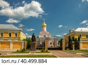Троицкий собор. Троице-Одигитриевский ставропигиальный женский монастырь Зосимова пустынь (2022 год). Стоковое фото, фотограф Олег Пученков / Фотобанк Лори