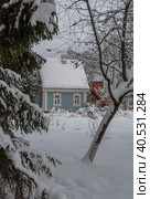Мелихово зимой (2019 год). Редакционное фото, фотограф Валерий Минухин / Фотобанк Лори