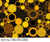 Dark Yellow, Orange vector natural abstract pattern. Glitter abstract illustration with doodles and Zen tangles. Created by AI. Стоковое AI-изображение, AI-художник Ярославский Максим / Фотобанк Лори