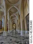 The transept with organ of the Cathedral of Assumption of Our Lady and Saint John the Baptist . Church is UNESCO World Heritage Site (2016 год). Редакционное фото, фотограф Анна Кривицкая / Фотобанк Лори