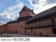Latvia, Sigulda, 29,04,2016The road to old Turaida castle. Sigulda, Latvia. Редакционное фото, фотограф Анна Кривицкая / Фотобанк Лори