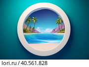 Summer phantasy background. Illustration AI Generative. Стоковое AI-изображение, AI-художник Юлия Гапеенко / Фотобанк Лори