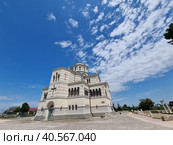 Sevastopol Historical and archaeological reserve "Tauric Chersonesos". Cathedral of St. Vladimir (2021 год). Редакционное фото, фотограф Анна Кривицкая / Фотобанк Лори