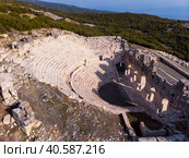 Odeon and bouleuterion at Kibyra. Стоковое фото, фотограф Яков Филимонов / Фотобанк Лори