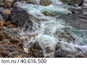 Stones and water surf. Стоковое фото, фотограф Анна Кривицкая / Фотобанк Лори