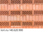 The red brick building material for sale in shop. Стоковое фото, фотограф Виктория Подгорная / Фотобанк Лори