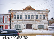 Доходный дом наследников купца А.М. Маклакова в Павлово (2023 год) Стоковое фото, фотограф Илья Старков / Фотобанк Лори