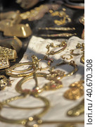 Medieval-style jewelry with Slavic and Scandinavian symbols. Стоковое фото, фотограф Анна Кривицкая / Фотобанк Лори