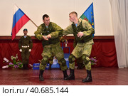 Demonstration performance of airborne fighters (2017 год). Редакционное фото, фотограф Анна Кривицкая / Фотобанк Лори